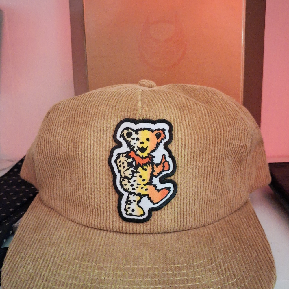 RARE Grateful Dead Trout Pattern Dancing Bear Cor… - image 1